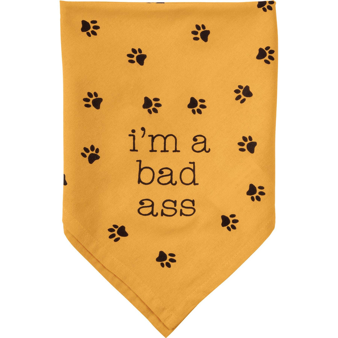 Bad Ass/Love to Cuddle Small Pet Bandana - Premium Dog Bandana from Primitives by Kathy - Just $12.65! Shop now at Pat's Monograms