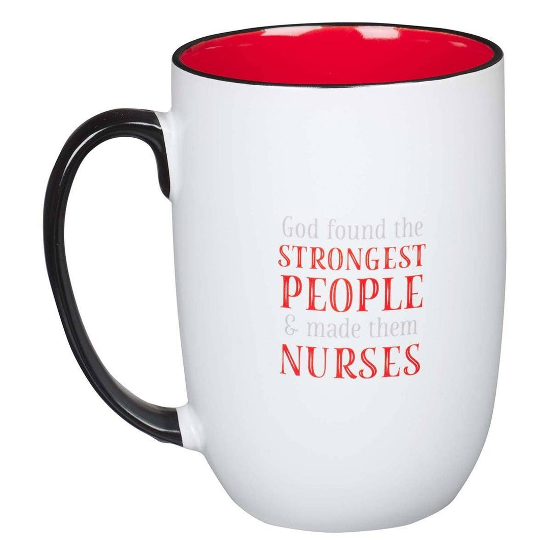 Mug White/Red Stethoscope Nurse - Premium Christian Gift Items from Christian Art Gifts - Just $10.95! Shop now at Pat's Monograms