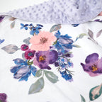 Premium Baby & Toddler Blanket - Purple & Blush Floral - Premium blanket from Honey Lemonade - Just $45.95! Shop now at Pat's Monograms