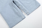 Light Blue Pinstripe Turkey Smocked Overalls - Premium  from Lil Cactus - Just $36! Shop now at Pat's Monograms