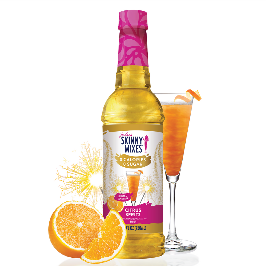 Sugar Free Citrus Spritz Syrup - Limited Time Offer - Premium syrup from Jordan's Skinny Mixes - Just $8.95! Shop now at Pat's Monograms