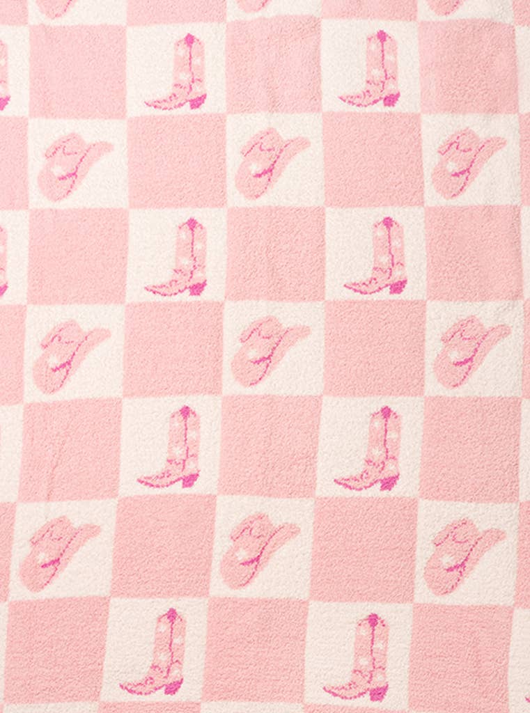 Rodeo Checker Blanket - Premium blankets from Living Royal - Just $55.95! Shop now at Pat's Monograms