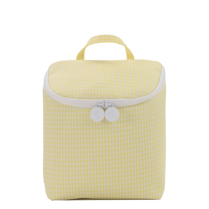 Take Away Insulated Lunch Bag - Gingham Buttercup - Premium lunch bag from TRVL Design - Just $39.95! Shop now at Pat's Monograms