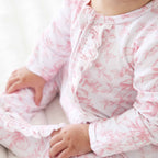 Fancy Frills Ruffle Zipper Footie