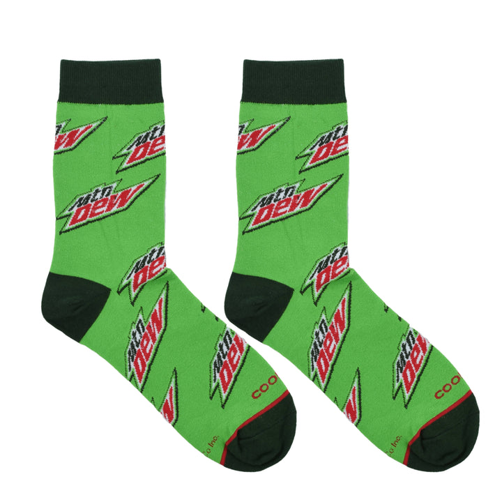 Mountain Dew All Over Socks - Premium socks from Cool Socks - Just $11.95! Shop now at Pat's Monograms