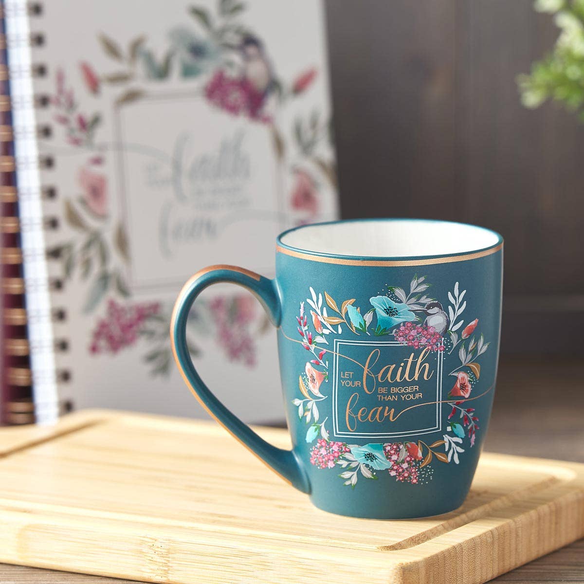 Let Your Faith Be Bigger Coffee Mug - Premium gift item from Christian Art Gifts - Just $12.95! Shop now at Pat's Monograms