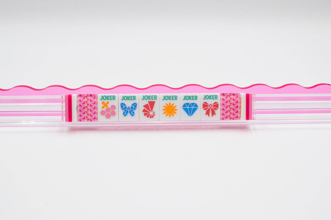 Crystal Prism Pink | Mahjong with Bold Angles and Vibrant Vibes - Premium Mahjong from My Fair Mahjong - Just $365! Shop now at Pat's Monograms