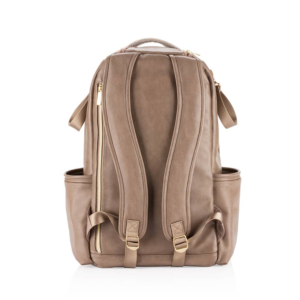 Vanilla Latte Boss Plus™ Backpack Diaper Bag - Premium diaper bag from Itzy Ritzy - Just $189.95! Shop now at Pat's Monograms