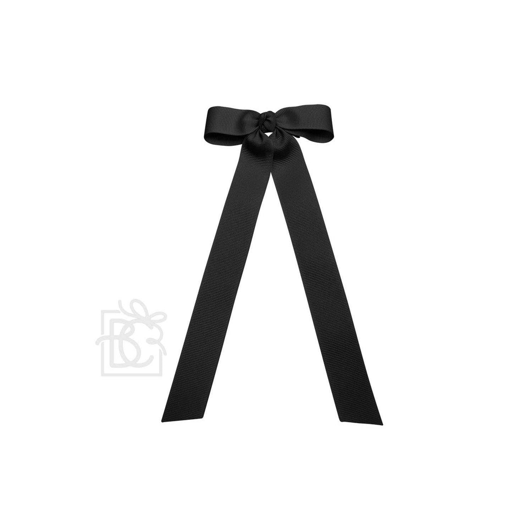 FLAT BOW W/ 7" STREAMERS ON ALLIGATOR CLIP - Premium Hair Bows from Beyond Creations, LLC - Just $9.95! Shop now at Pat's Monograms