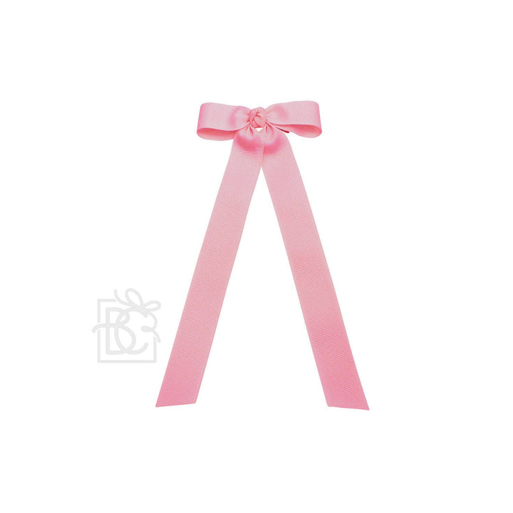 FLAT BOW W/ 7" STREAMERS ON ALLIGATOR CLIP - Premium Hair Bows from Beyond Creations, LLC - Just $9.95! Shop now at Pat's Monograms
