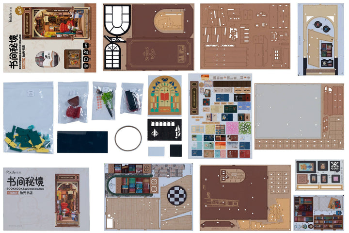 Rolife Bookstore DIY Book Nook Kit - Premium gift item from Magnote - Just $42.95! Shop now at Pat's Monograms