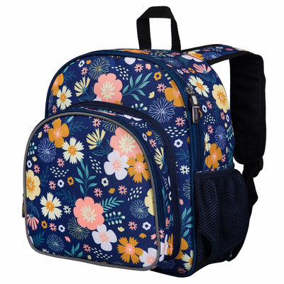 Wildkin Pack 'n Snack Backpack - Olive Kids Butterfly Garden
