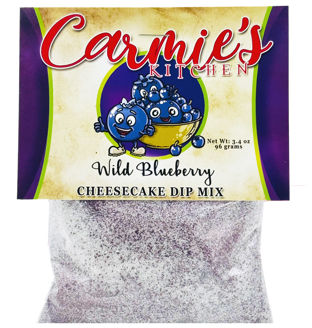 Wild Blueberry Cheesecake Dip Mix - Premium  from Carmie's Kitchen - Just $4.50! Shop now at Pat's Monograms