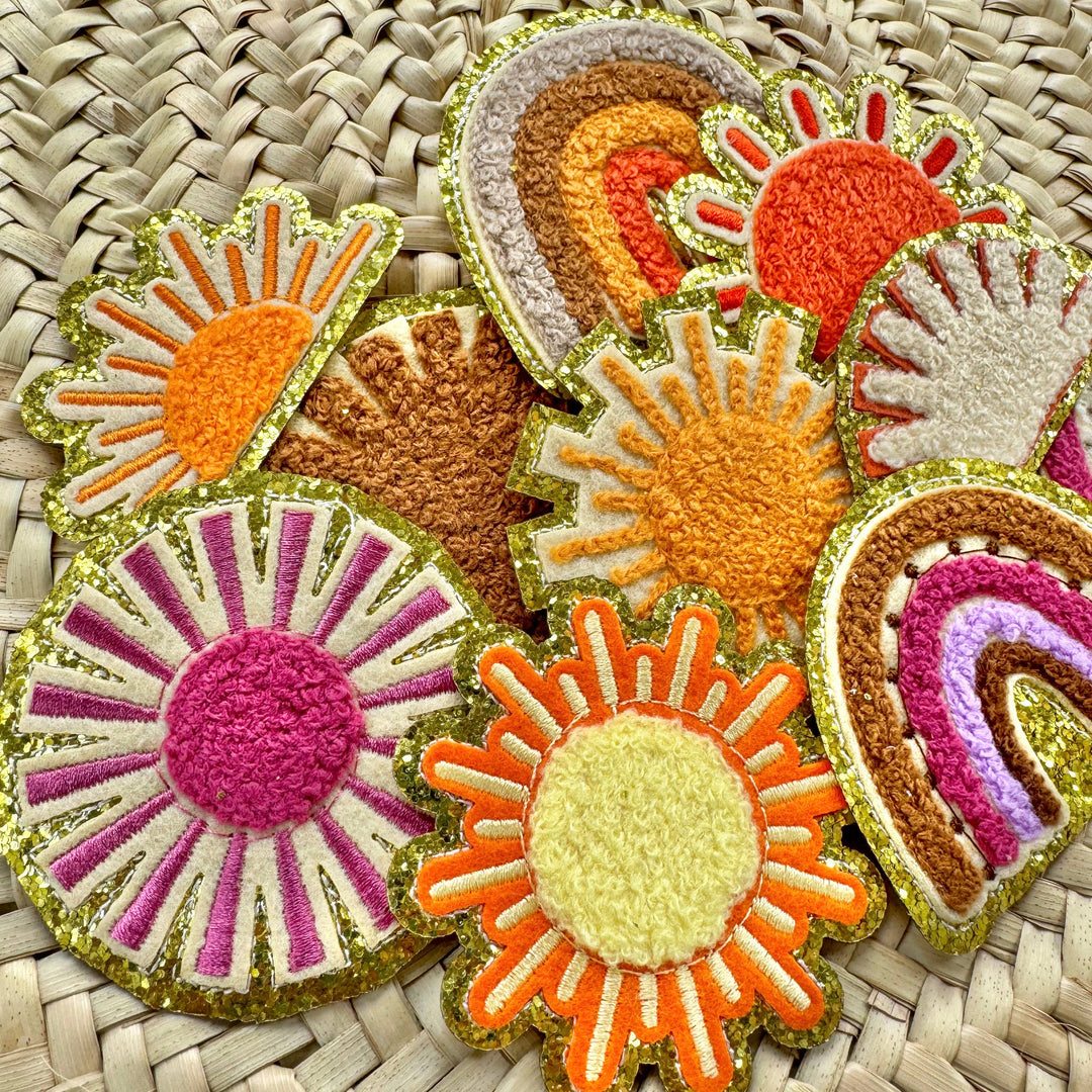 Boho Sun Chenille Patches - Premium  from Peak Tide - Just $6! Shop now at Pat's Monograms