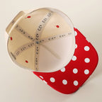 BIG POLKA DOT Brim Two-Tone Trucker Hat — Fashion City