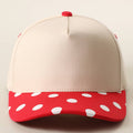 BIG POLKA DOT Brim Two-Tone Trucker Hat — Fashion City