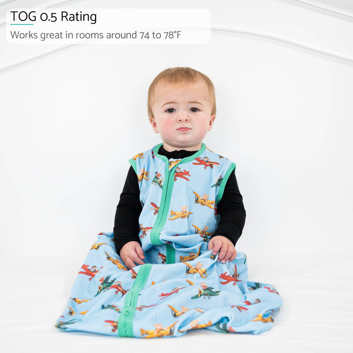 Pilot Paws Baby Sleep Sack, 100% Organic Cotton - Premium Baby Sleepwear from LollyBanks - Just $21.95! Shop now at Pat's Monograms