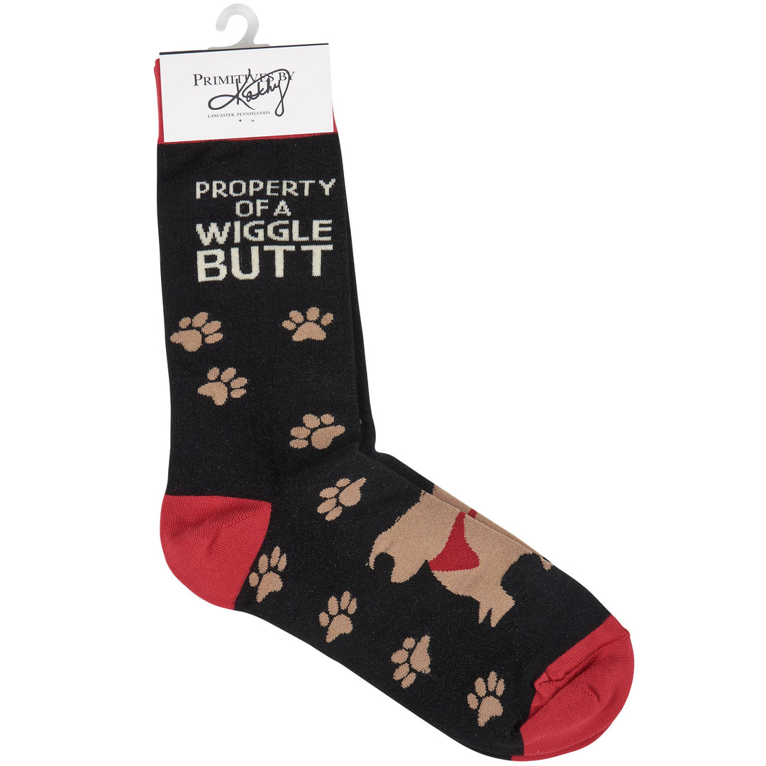 Wigglebutt Socks - Premium Socks from Primitives by Kathy - Just $10.95! Shop now at Pat's Monograms