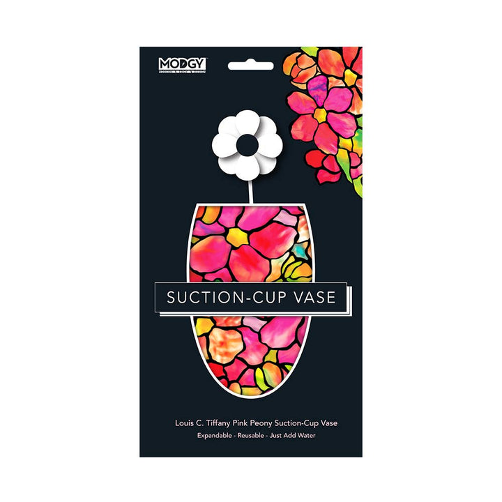 Louis C. Tiffany Pink Peony Oval Suction Cup Vase - Premium decor from Modgy - Just $9.95! Shop now at Pat's Monograms