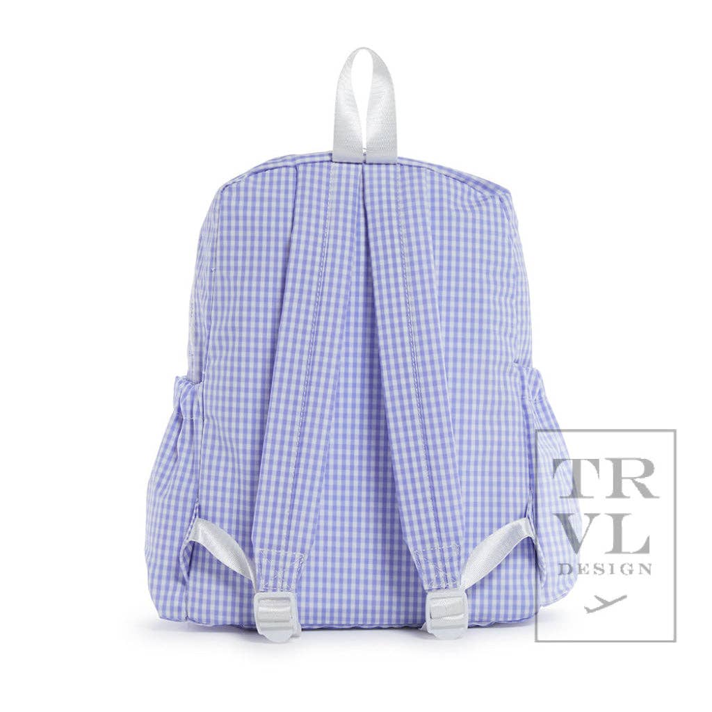 Backpacker - Backpack Gingham Lilac - Premium Backpack from TRVL Design - Just $64.95! Shop now at Pat's Monograms