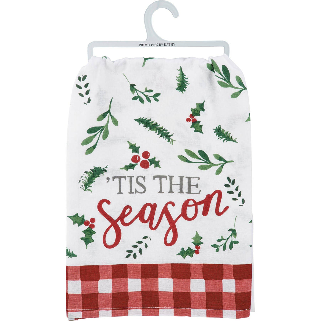 'Tis The Season Kitchen Towel - Premium Kitchen Towel from Primitives by Kathy - Just $9.95! Shop now at Pat's Monograms