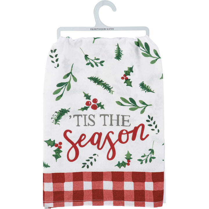 'Tis The Season Kitchen Towel - Premium Kitchen Towel from Primitives by Kathy - Just $9.95! Shop now at Pat's Monograms