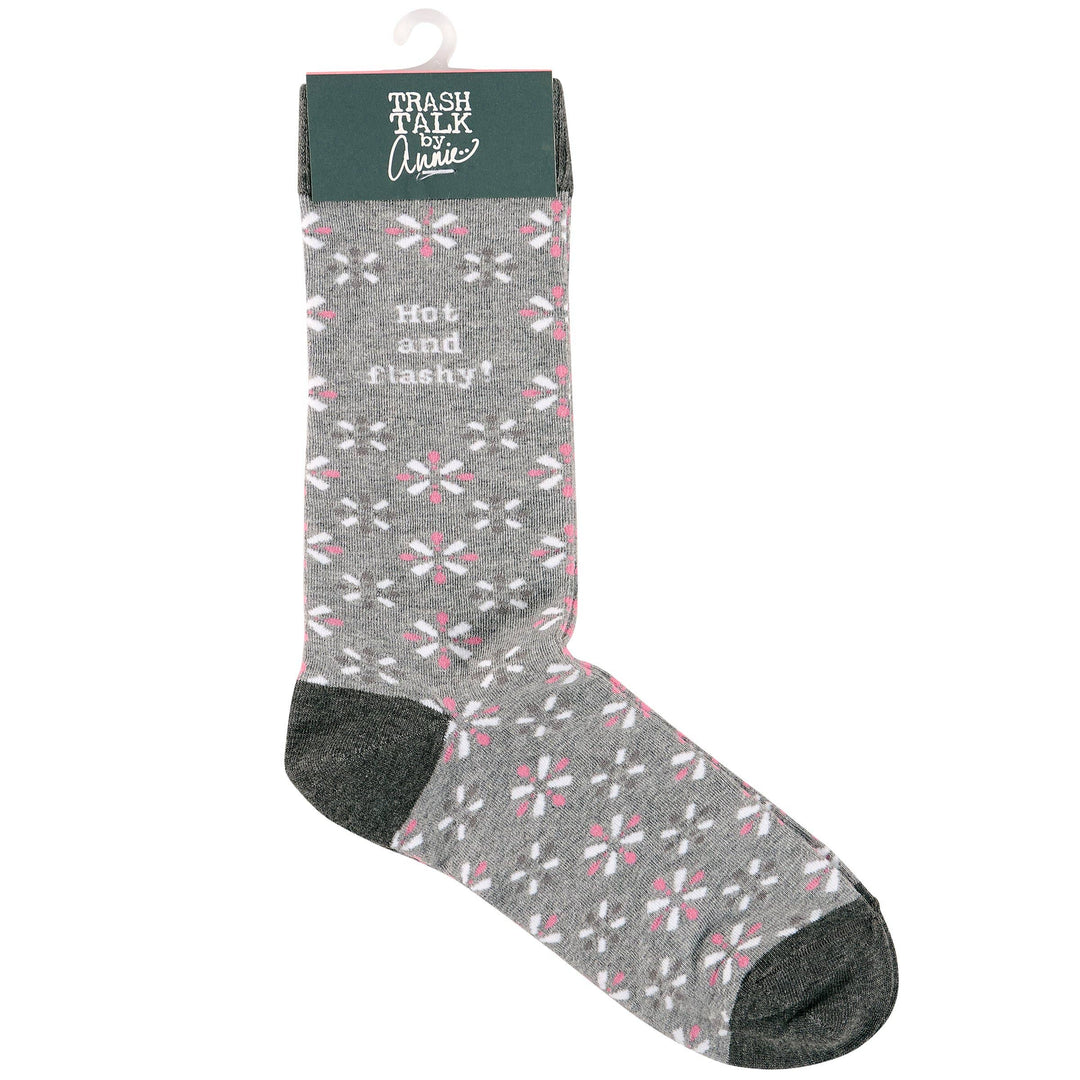 Hot And Flashy Socks - Premium Socks from Primitives by Kathy - Just $11.50! Shop now at Pat's Monograms