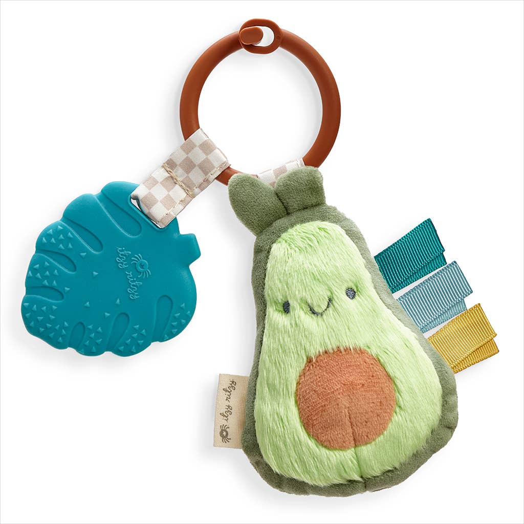 Itzy Pal™ Plush + Teether - Annie the Avocado - Premium Baby Soothers from Itzy Ritzy - Just $9.95! Shop now at Pat's Monograms