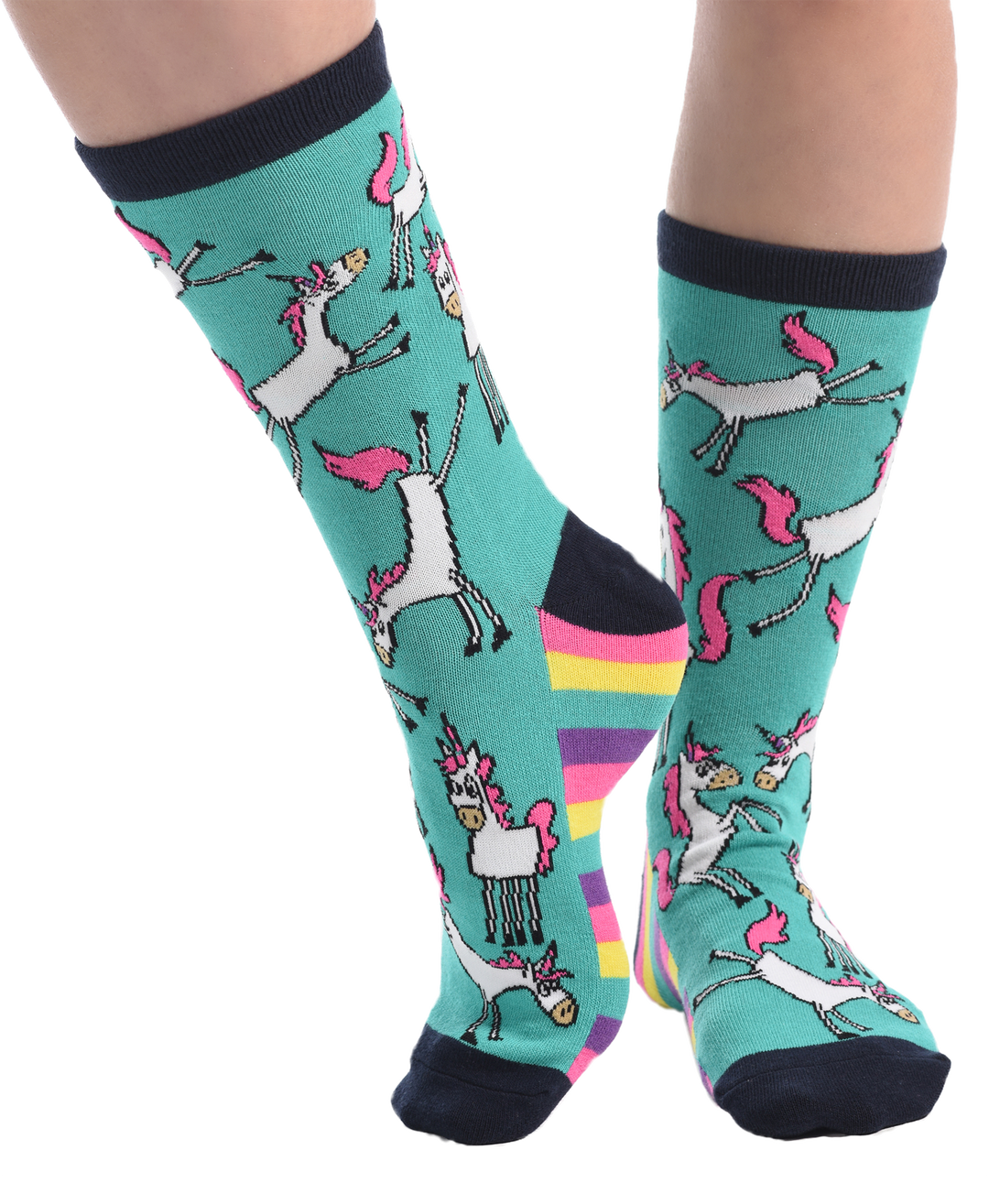 Unicorn Crew Sock One Size - Premium Socks from Lazy One - Just $9.95! Shop now at Pat's Monograms
