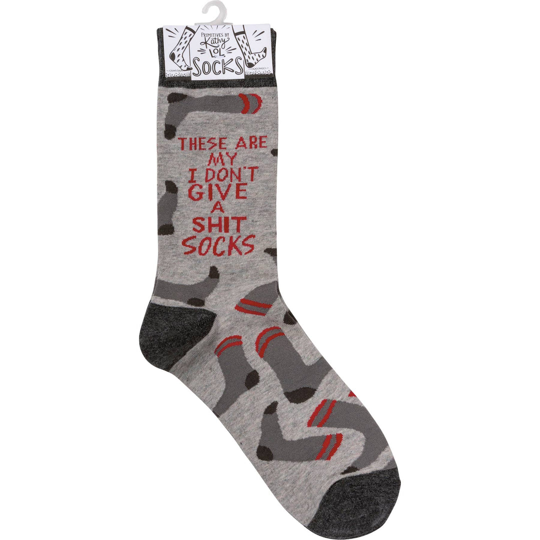 These Are My Don't Give A Shit Socks - Premium socks from Primitives by Kathy - Just $10.95! Shop now at Pat's Monograms