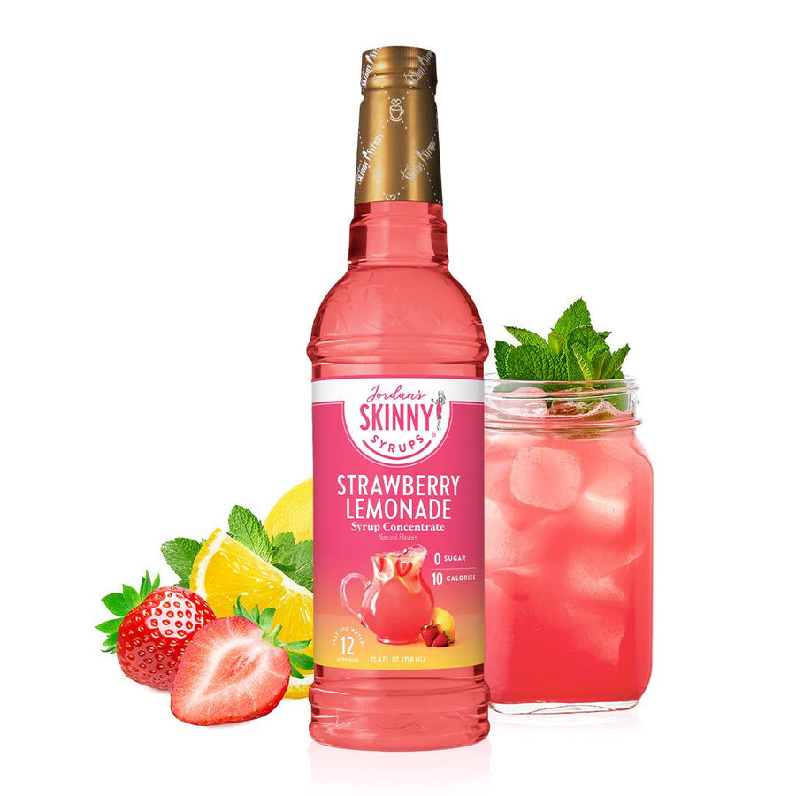 Strawberry Lemonade Syrup Concentrate - Premium drink mix from Jordan's Skinny Mixes - Just $8.99! Shop now at Pat's Monograms