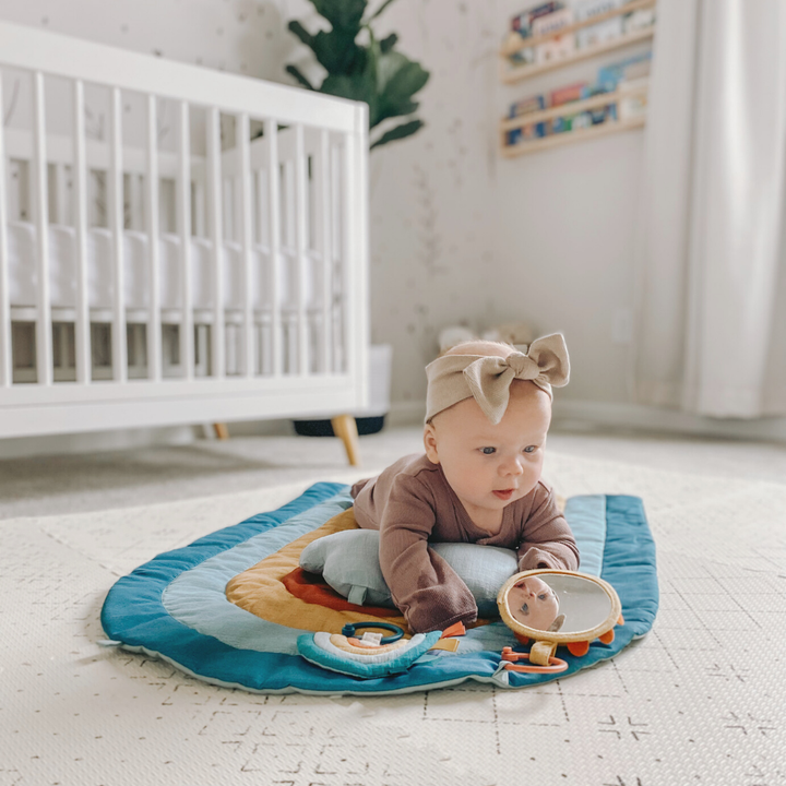Bitzy Bespoke Ritzy Tummy Time™ Rainbow Play Mat - Premium Baby Toys & Activity Equipment from Itzy Ritzy - Just $49.99! Shop now at Pat's Monograms