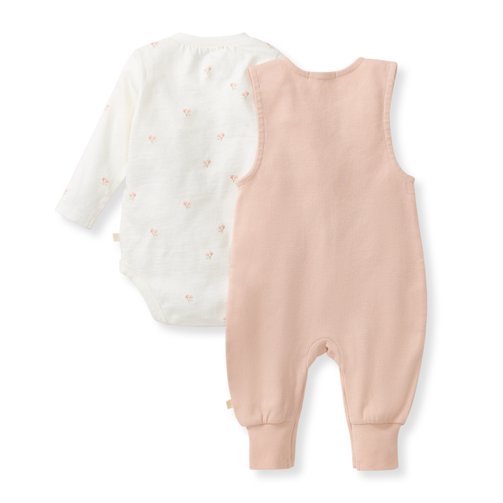 Ditsy Floret Jumpsuit & Bodysuit Set - Premium Baby & Toddler Outfits from Burt's Bees Baby - Just $24.95! Shop now at Pat's Monograms