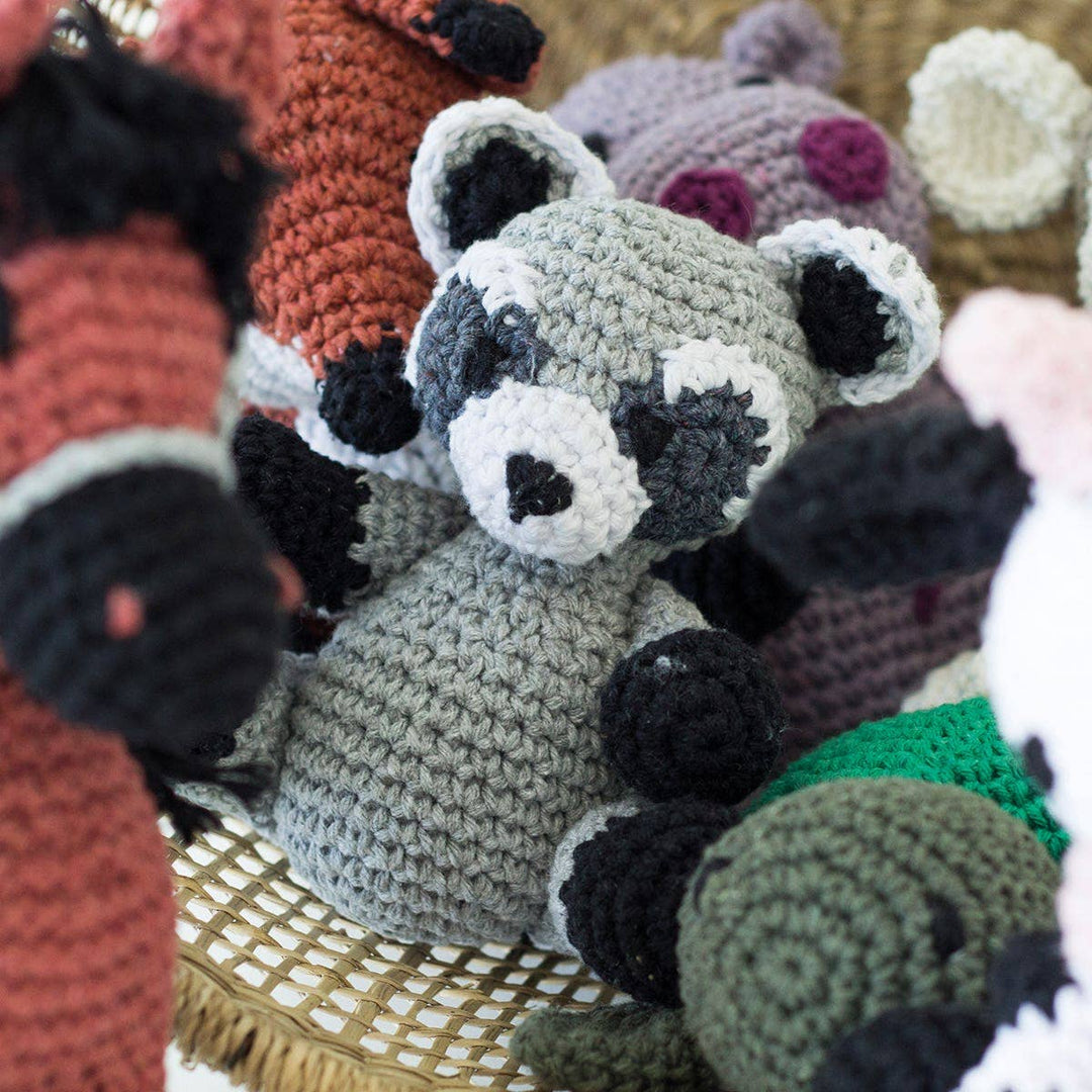 DIY Crochet Kit Raccoon Ricky - Premium Baby Gift from Hoooked - Just $11.94! Shop now at Pat's Monograms