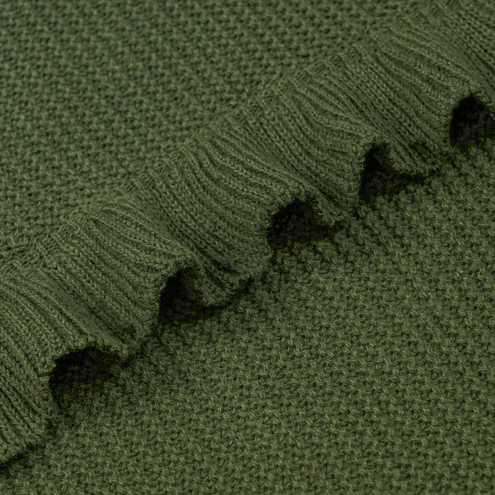 Ruffled Knit Baby Blanket - 100% Cotton - Premium Baby Blanket from SwaddleAn - Just $44.95! Shop now at Pat's Monograms