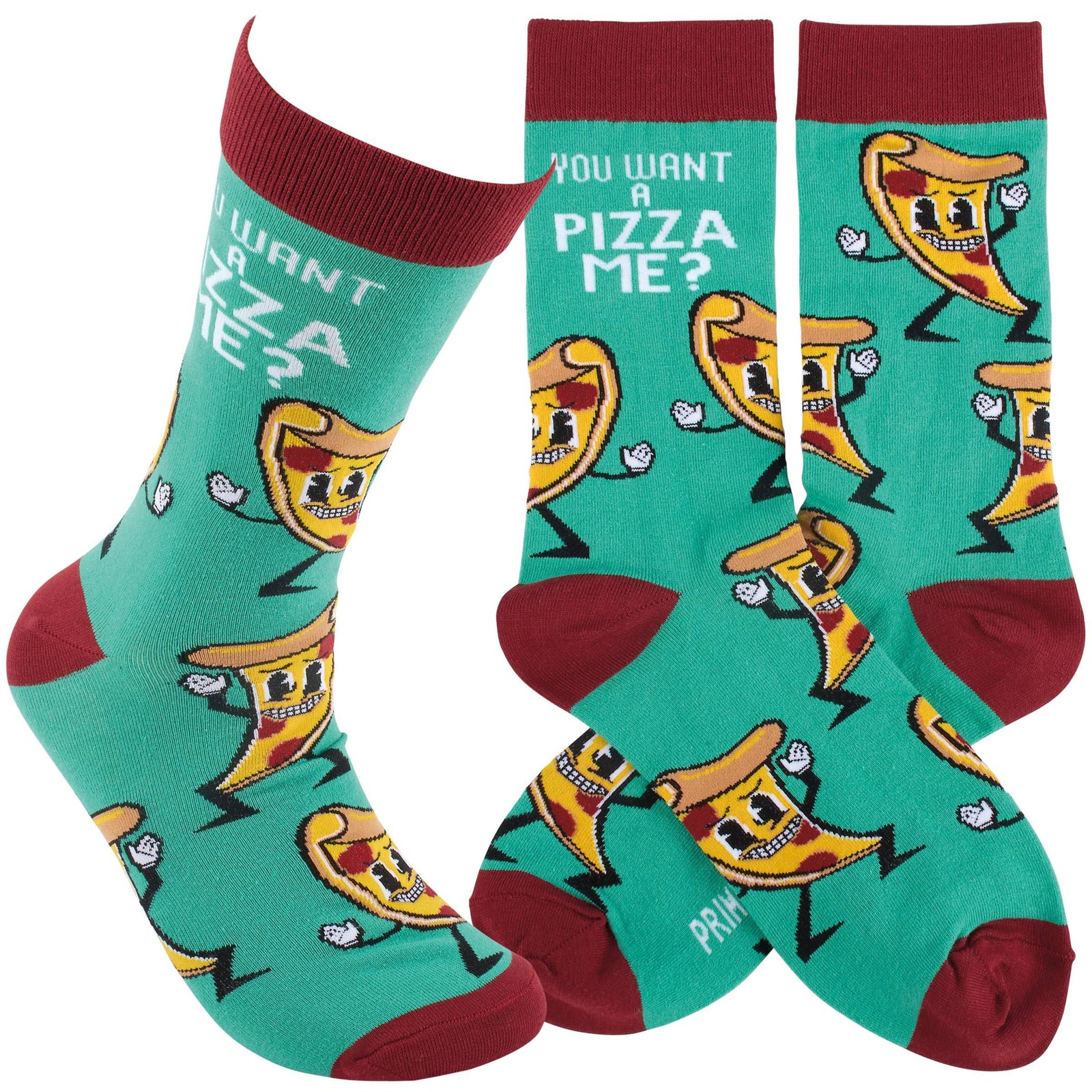 You Want A Pizza Me? Socks - Premium Socks from Primitives by Kathy - Just $11.50! Shop now at Pat's Monograms