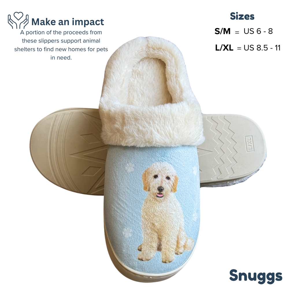 Goldendoodle Snuggs Slippers - Premium Slippers from E&S Pets - Just $24.95! Shop now at Pat's Monograms