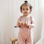 Budding Beauty Infant Jumpsuit - Premium Baby & Toddler Outfits from Burt's Bees Baby - Just $22.95! Shop now at Pat's Monograms