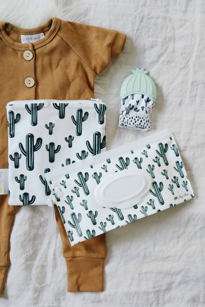 Cactus Itzy Mitt™ Silicone Teething Mitts - Premium Baby Soothers from Itzy Ritzy - Just $8.95! Shop now at Pat's Monograms