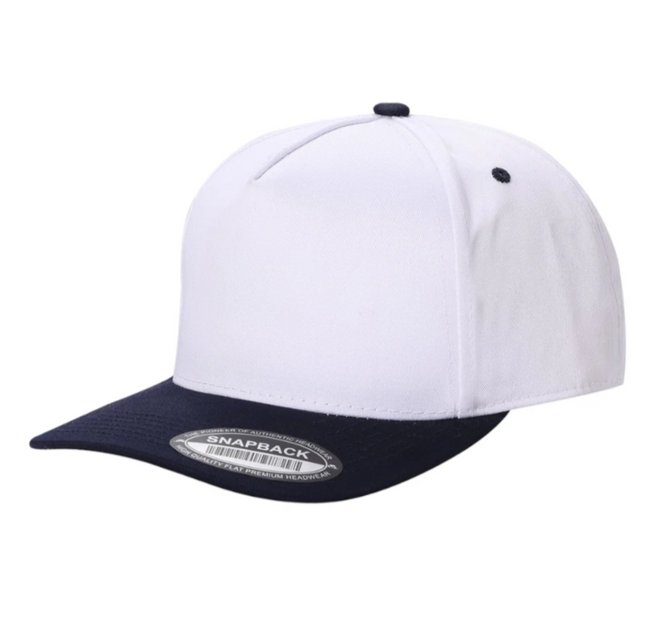 Classic 5 Panel Hat with Curved Bill - Premium baseball cap from The Park Wholesale - Just $11.50! Shop now at Pat's Monograms