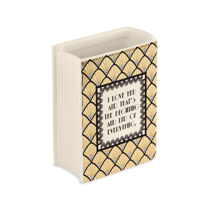 Small Book Vase, Great Gatsby - Premium decor from Steel Mill and Co. - Just $26.95! Shop now at Pat's Monograms
