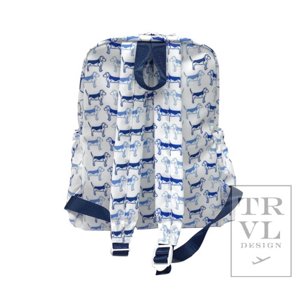 Backpacker - Backpack Puppy Love Blue - Premium Backpack from TRVL Design - Just $68.95! Shop now at Pat's Monograms
