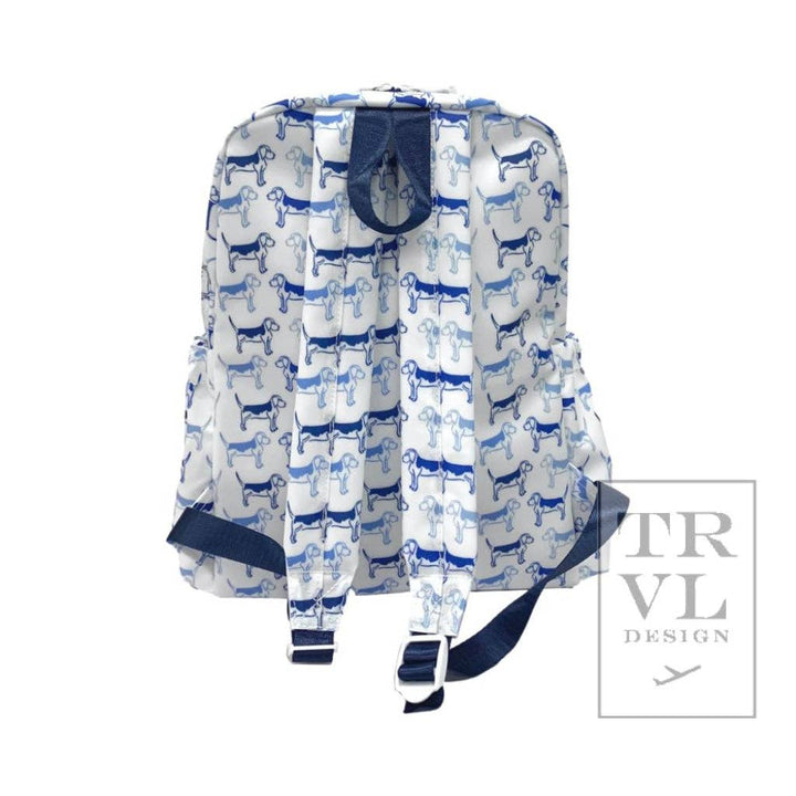 Backpacker - Backpack Puppy Love Blue - Premium Backpack from TRVL Design - Just $68.95! Shop now at Pat's Monograms