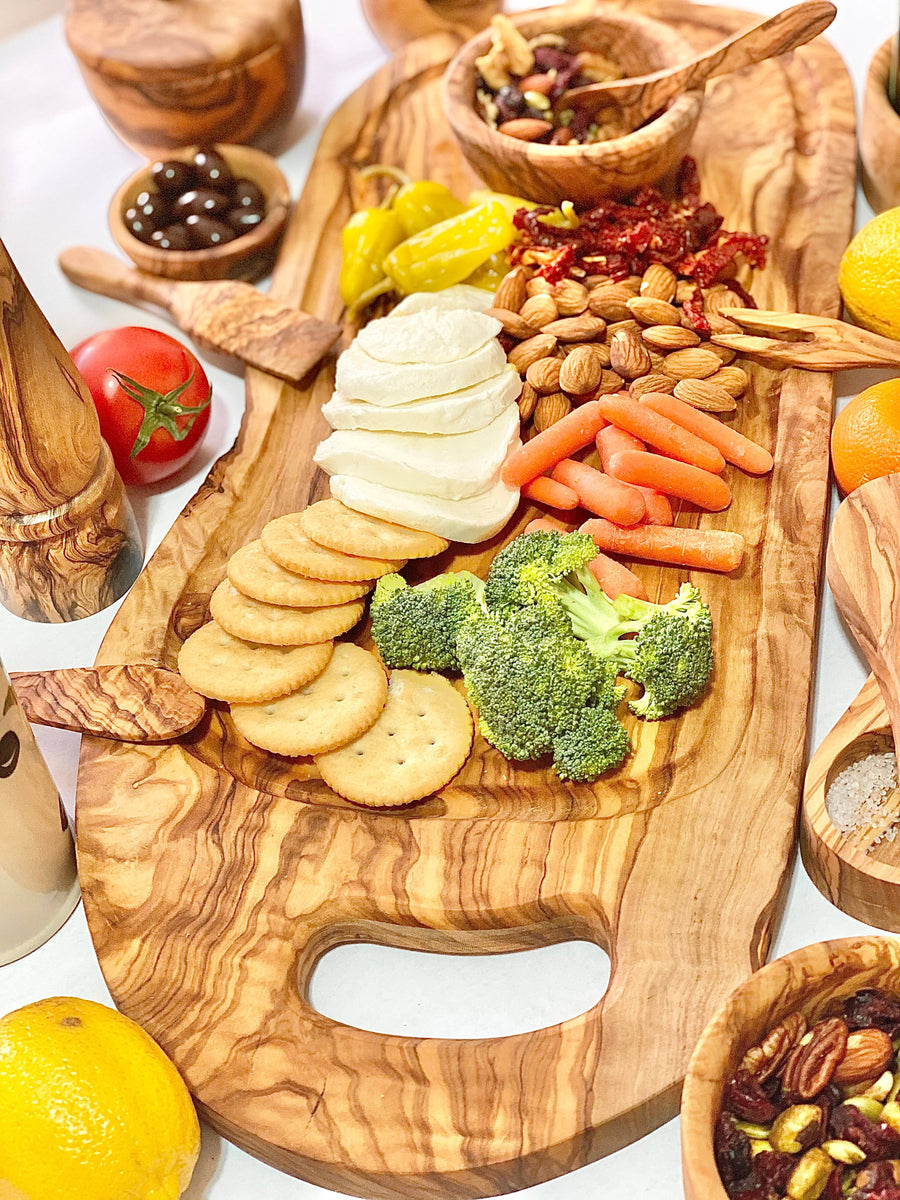 Olive Wood Grand Feast Board - Premium Cutting Board from Natural OliveWood - Just $189.95! Shop now at Pat's Monograms