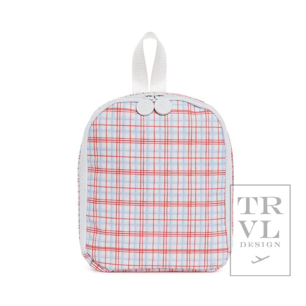 Bring It Lunch Bag - Classic Plaid Red - Premium lunch box from TRVL Design - Just $42.95! Shop now at Pat's Monograms