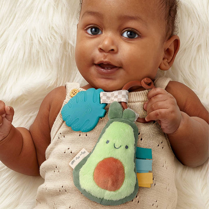 Itzy Pal™ Plush + Teether - Annie the Avocado - Premium Baby Soothers from Itzy Ritzy - Just $9.95! Shop now at Pat's Monograms