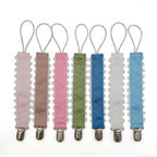 Pacifier Clip, Monogram-able Assorted Colors - Premium Baby Accessories from Zsa Zsa & LoLLi Monogram Blanks - Just $6! Shop now at Pat's Monograms