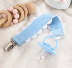 Pacifier Clip, Monogram-able Assorted Colors - Premium Baby Accessories from Zsa Zsa & LoLLi Monogram Blanks - Just $6! Shop now at Pat's Monograms