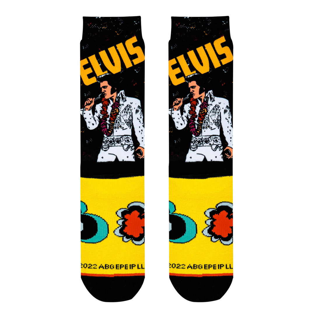 Elvis Rock N Roll - Crew - Premium Socks from Odd Sox - Just $12.95! Shop now at Pat's Monograms