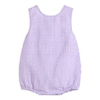 Classic Purple Gingham Baby Bubble Romper - Premium Baby & Toddler Outfits from Lil Cactus - Just $30! Shop now at Pat's Monograms